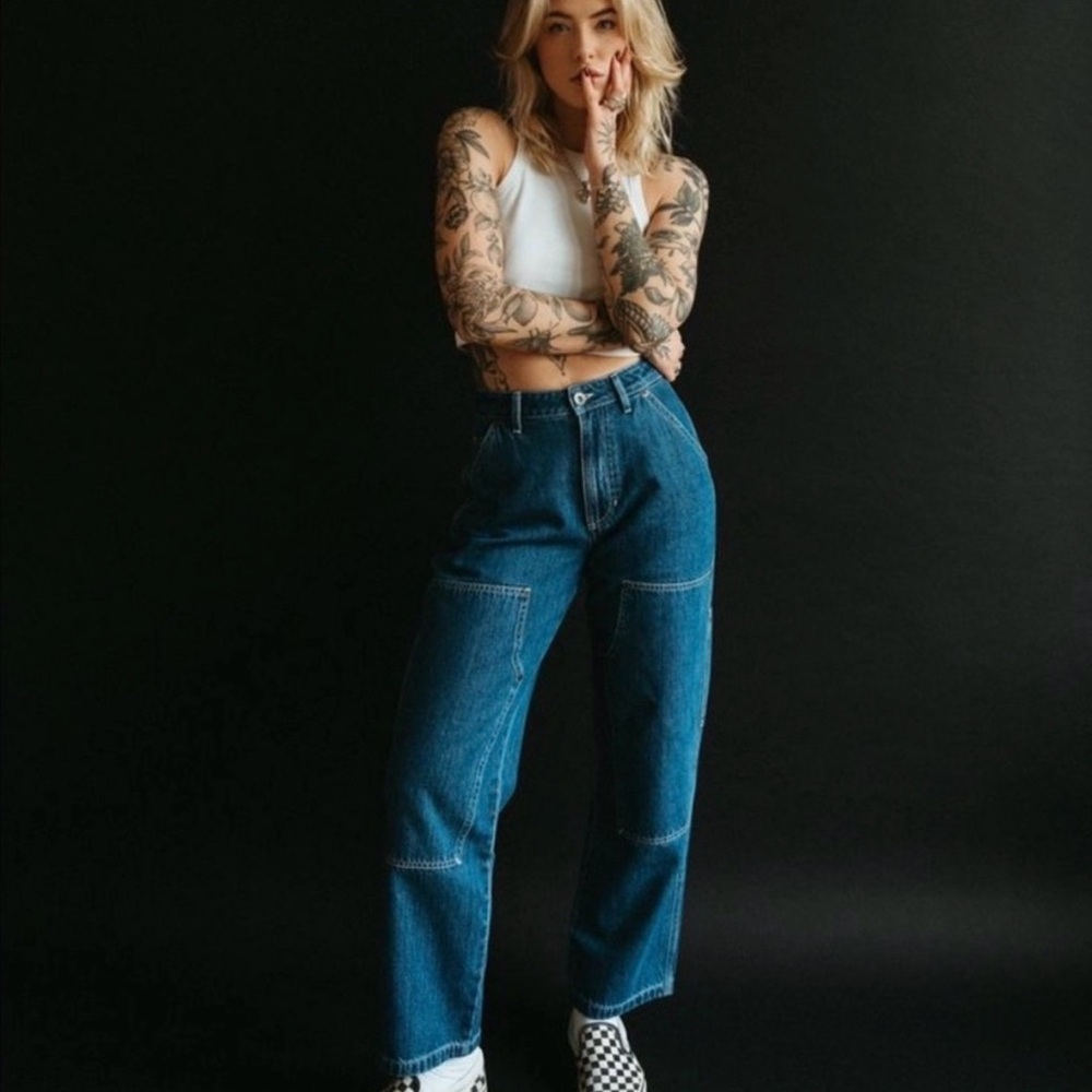 P&Co Boyfriend Casual Blue Jeans